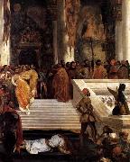 Eugene Delacroix The Execution of Doge Marino Faliero oil painting artist